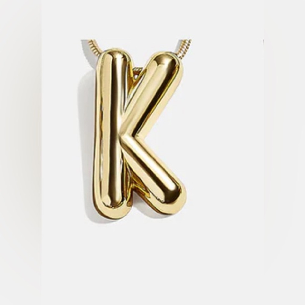 Bauble Bar Letter Necklace K